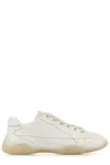 Prada White Leather Sneakers