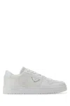 Prada Sneakers Downtown In Pelle Bianca Uomo In White