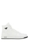 Prada Sneakers In Pelle Bianca   Uomo In White