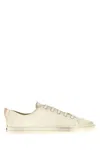 Prada Lace-up Distressed Low-top Sneakers In Neutral