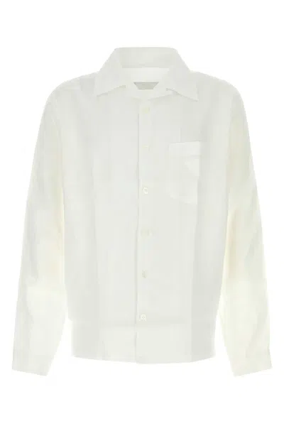 Prada White Linen Shirt