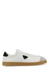 Prada Lane Leather Low-top Sneakers
