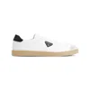 Prada White Napa Leather Sneakers