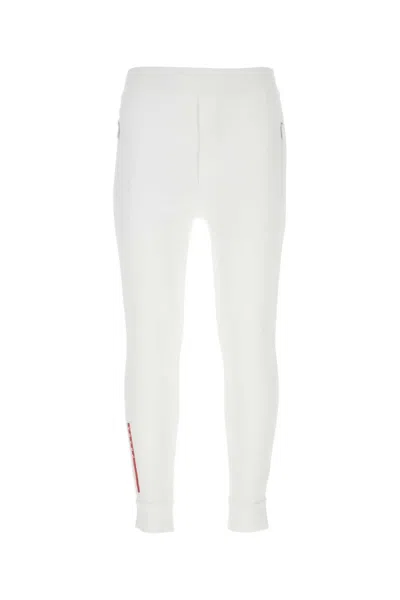 PRADA WHITE NEOPRENE PANT