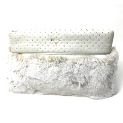 Pre-owned Prada White Other Clutch Bag ()