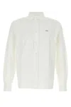 Prada Oxford Shirt Long Sleeves Button Down Collar In White