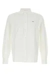 Prada Oxford Shirt Long Sleeves Button Down Collar In White