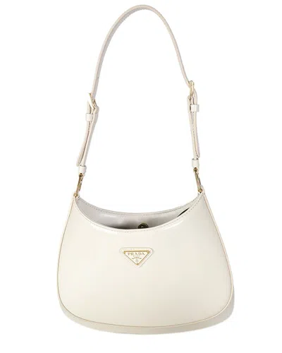 Prada White Patent Leather Cleo Bag (authentic Pre-loved)