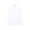 Prada White Poplin Oversize Shirt In White