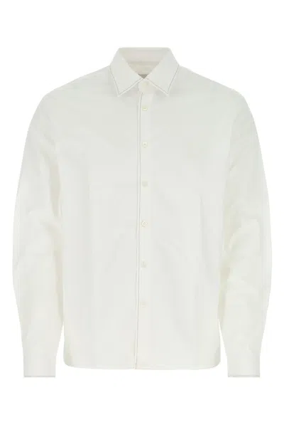 PRADA WHITE POPLIN SHIRT