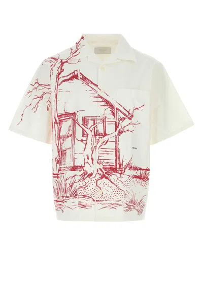 Prada White Poplin Shirt
