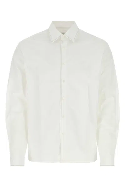 PRADA WHITE POPLIN SHIRT
