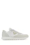 Prada Re-nylon And Suede Prax 2.0 Low-top Sneakers In Bianco