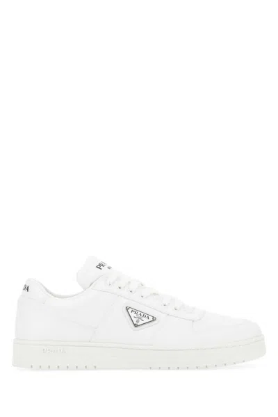 Prada White Re-nylon Sneakers
