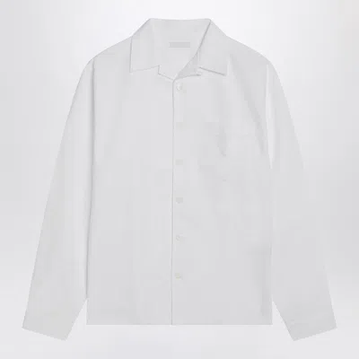 Prada White Shirt In Cotton Men