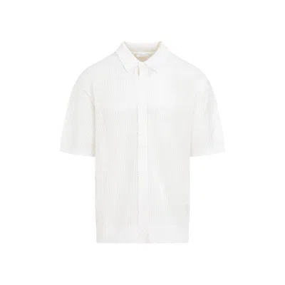 Prada White Silk Blend Shirt