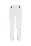 Prada Back Pleat Cropped Pant In White