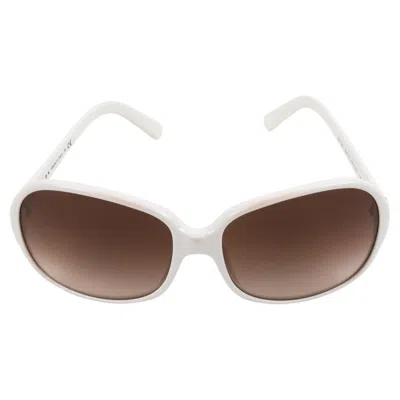 Pre-owned Prada White Square Frame Acetate Sunglasses