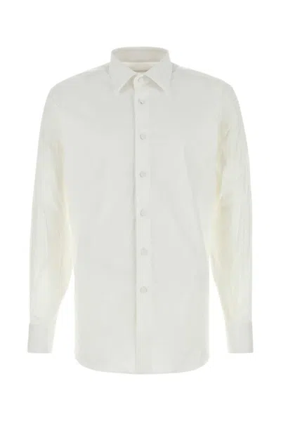PRADA WHITE STRETCH SHIRT