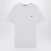 Prada Triangle Logo Cotton T-shirt In White