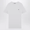 Prada Triangle Logo Cotton T-shirt In White