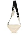 Prada White Vitello Grace Leather Lux Triangle Shoulder Bag (authentic Pre-  Loved) In Pattern