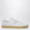 Prada White Worn Effect Sneaker In White