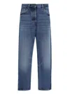 Prada Blue Denim Jeans In Blue