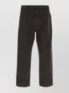 Prada Pantalone Dalla Gamba Ampia In Cotone Ardesia Uomo