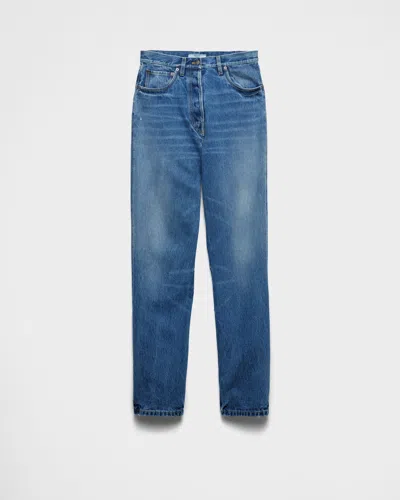 PRADA WIDE-LEG DENIM JEANS