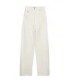 Prada Wide-leg Denim Jeans In White