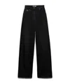 Prada Straight-leg Belted Pants In Black