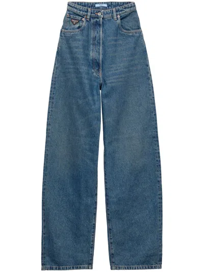 PRADA PRADA WIDE-LEG JEANS
