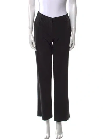 Pre-owned Prada Wide Leg Pants In Black