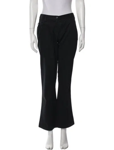 Pre-owned Prada Wide Leg Pants In Black