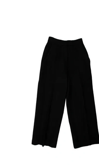 Pre-owned Prada Wide Leg Pants In Black