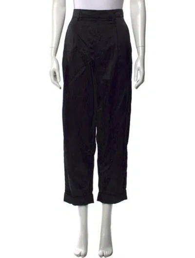 Pre-owned Prada Wide Leg Pants In Black