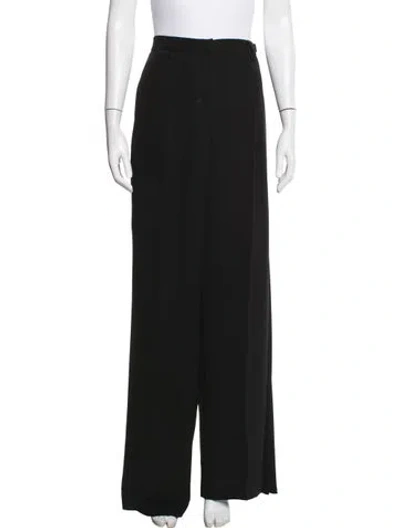 Pre-owned Prada Wide Leg Pants In Black