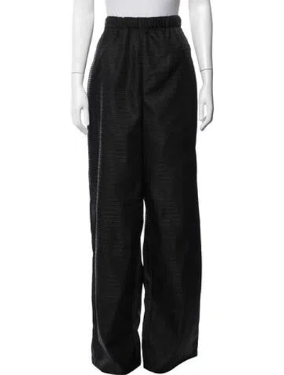 Pre-owned Prada Wide Leg Pants In Black