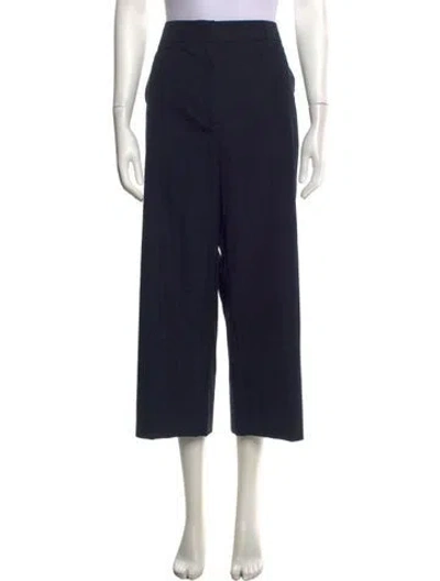 Pre-owned Prada Wide Leg Pants In Blue