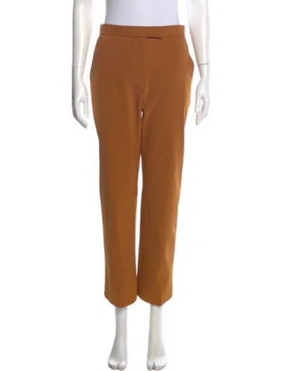 Pre-owned Prada Wide Leg Pants In Brown