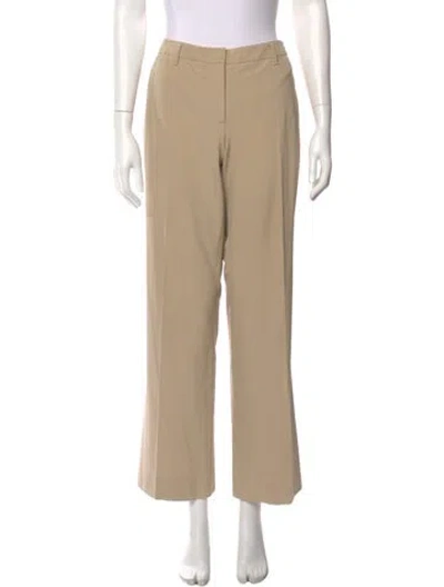 Pre-owned Prada Wide Leg Pants In Neutral