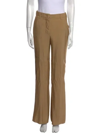 Pre-owned Prada Wide Leg Pants In Neutral