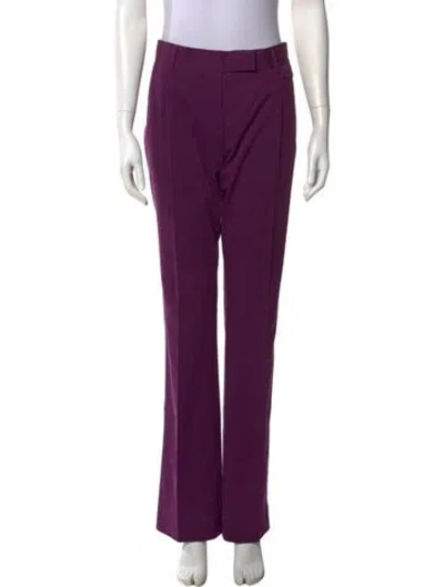 Pre-owned Prada Wide Leg Pants In Purple