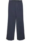 Prada Mohair And Silk Pants In Blue
