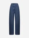 Prada Wide-leg Trousers In Blue