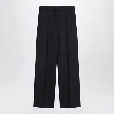 Prada Wide Trousers In Blue