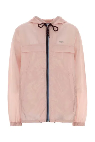 Prada Windbreaker In Pink