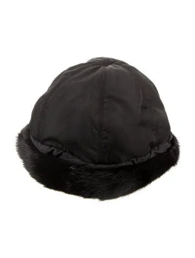 Pre-owned Prada Winter Cap In Black