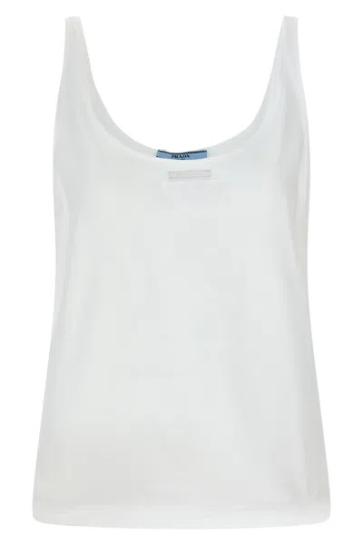 Prada Wire Top In White